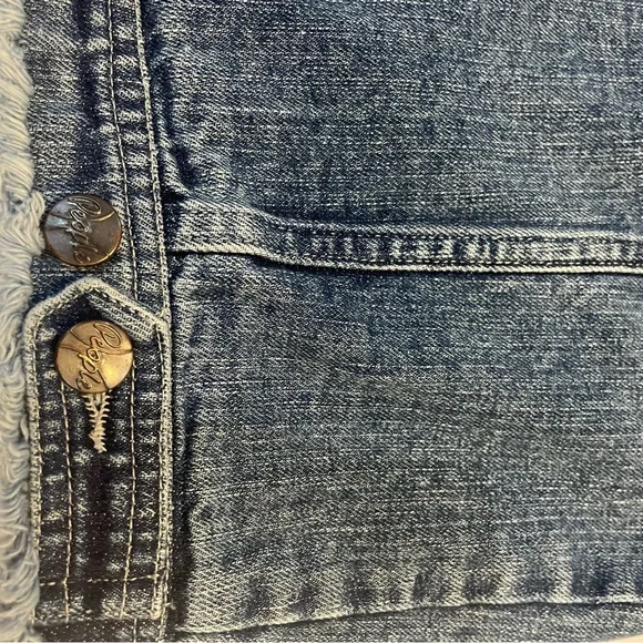 Free People People Denim Collection Distressed Denim Jacket - Picture 7 of 8